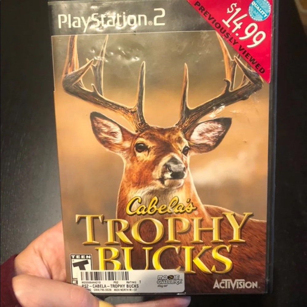 Play station 2! Cabelas Trophy bucks video game!